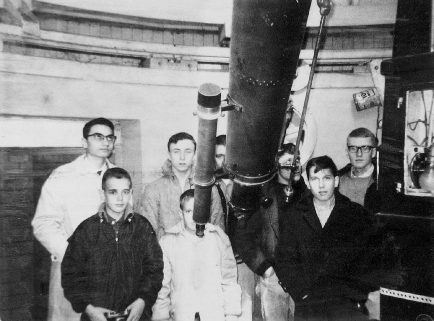 At Larry Lovell's observatory in Auburn, Ohio