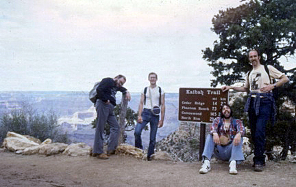 A break from observing on the 1986 expedition