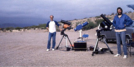 Steve Fishman and Al Havrilla on the 1986 expedition