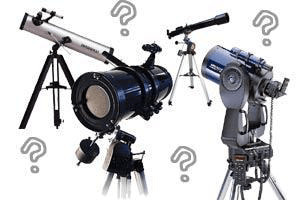 An assortment of telescopes